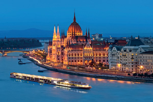 Budapest at night