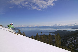Ski slope, Lake Tahoe
