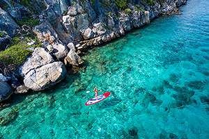 Paddle Boarder, US Virgin Islands