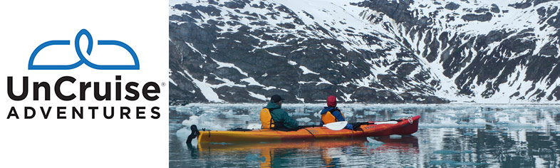 Kyaking in Glacier water, Alaska