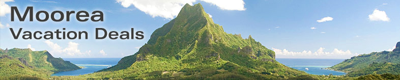 Mountains in Moorea society islands, Tahiti