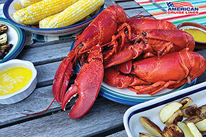 New England lobster bake