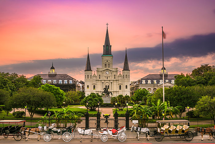 New Orleans from river