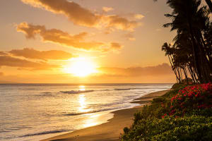 Maui Beach at Sunset