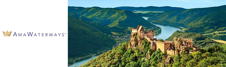 Castle overlooking Danube River