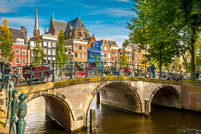 Bridge over Amsterdam canal