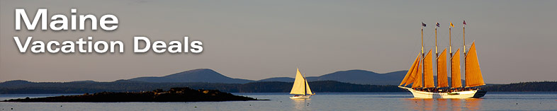 Scooners at sunrise, Maine