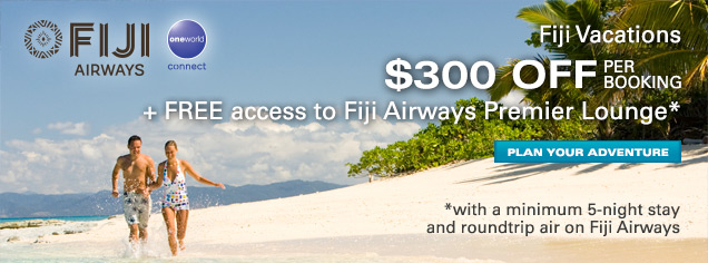 Fiji Airways Exclusive Sale - $600 OFF per booking