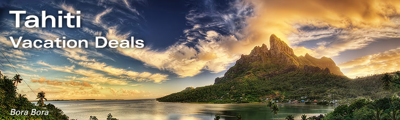 Bora Bora at Sunset, French Polynesia