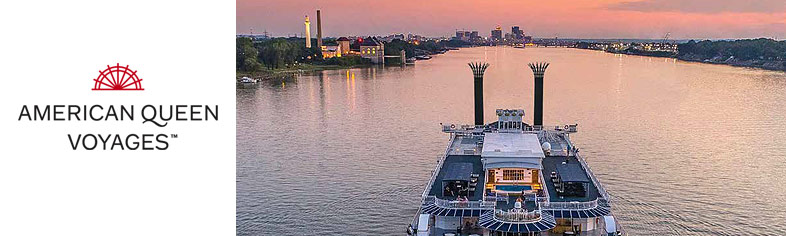American Queen cruising on Mississippi River