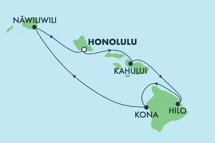 hawaii cruise departure ports