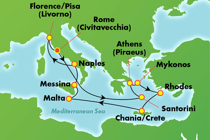 cruise rome and greece