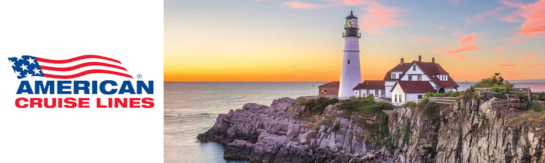 Light House at Sunset, New England