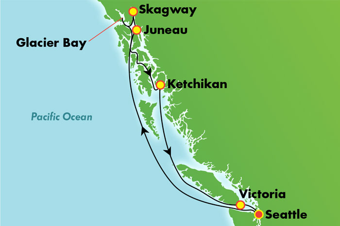 alaska cruise from seattle 2025