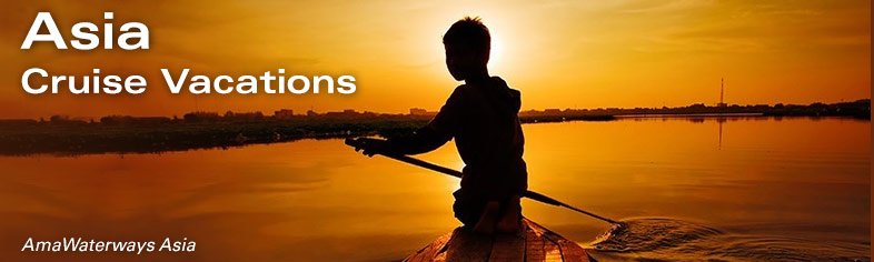 Child at sunrise on the Mekong Delta, AmaWaterways