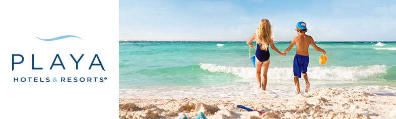 Playa Resorts Kids on Beach