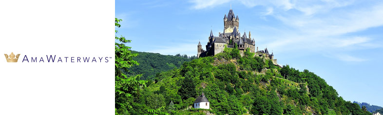 Castle overlooking river