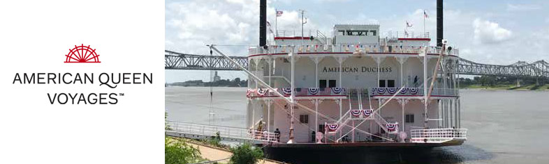 American Duchess docked on river