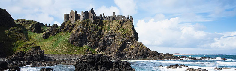 Dunluce castle, county Antrim Northern Ireland