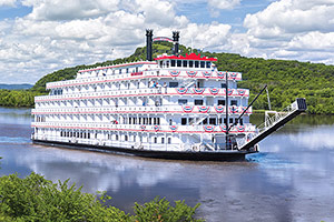 American Song sailing on the Mississippi