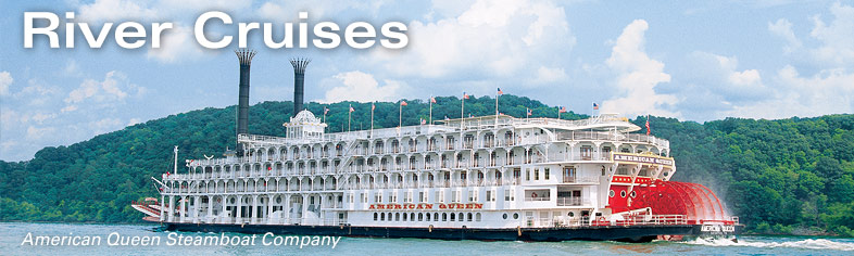 American Queen Steamboat on Mississippi
